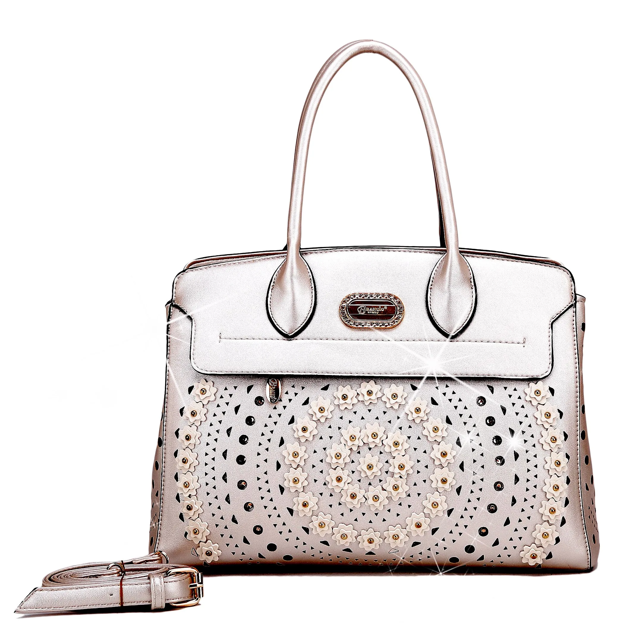 Rosè Celestial Star Vegan Leather Designer Handbag