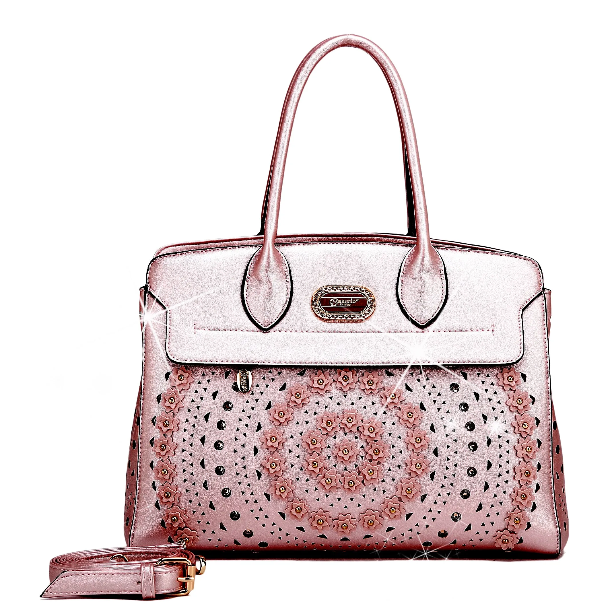 Rosè Celestial Star Vegan Leather Designer Handbag