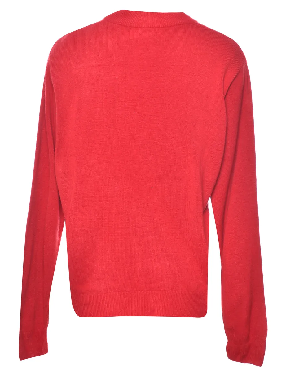 Sag Harbor Red Jumper - M