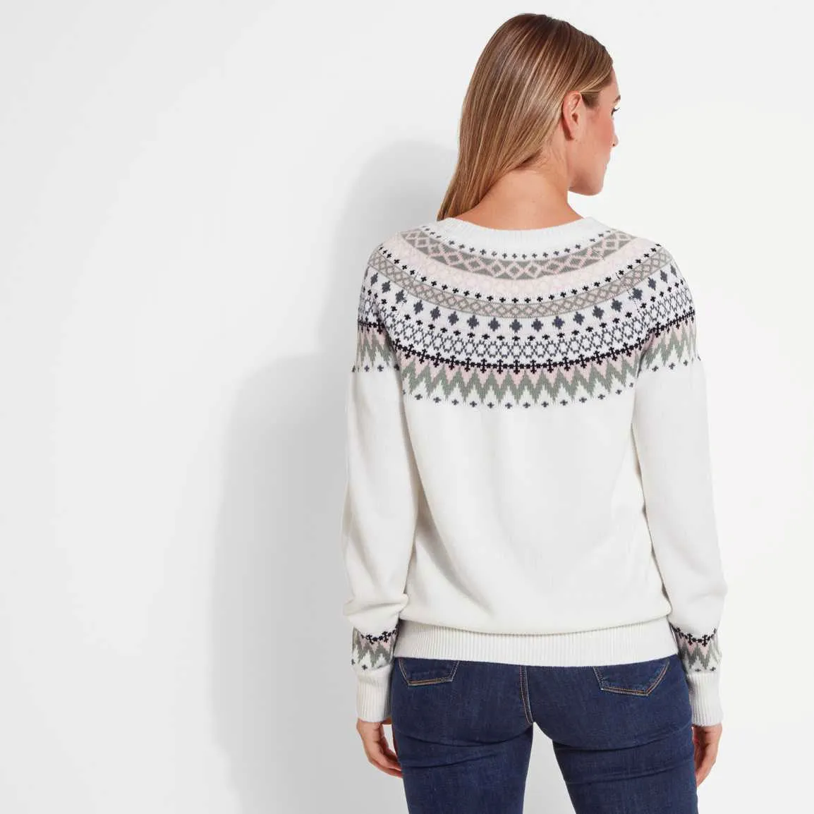 Schoffel Ladies Shetland Fairisle Jumper