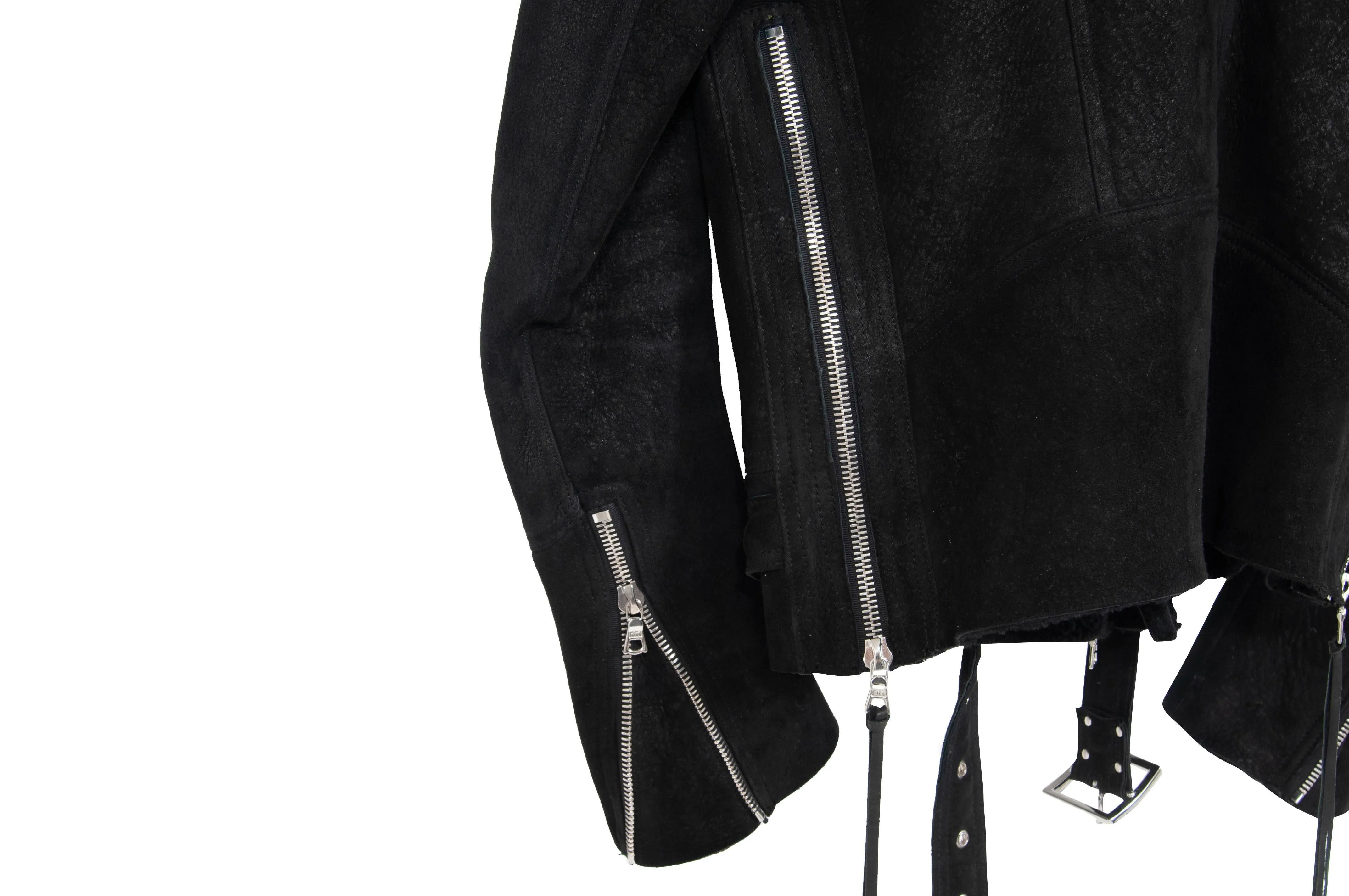 Shearling Biker Jacket