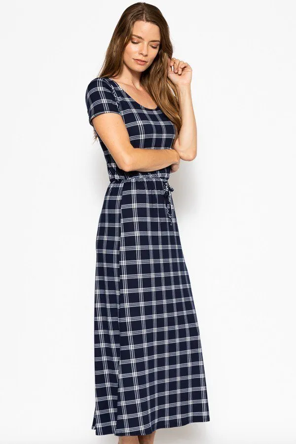 Short Sleeved Maxi Dress