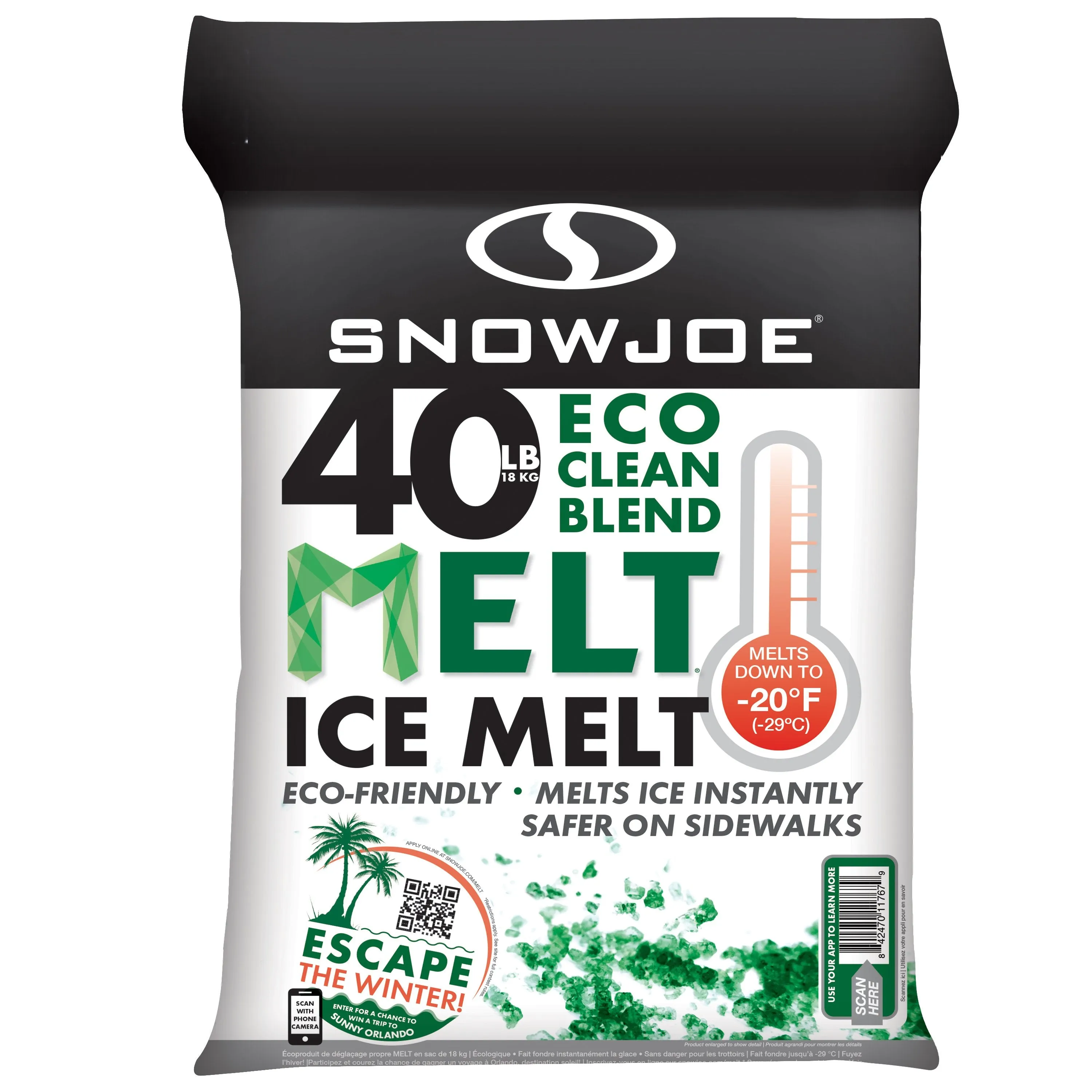 Snow Joe MELT40ECO Eco Clean Ice Melt | 40-Lbs