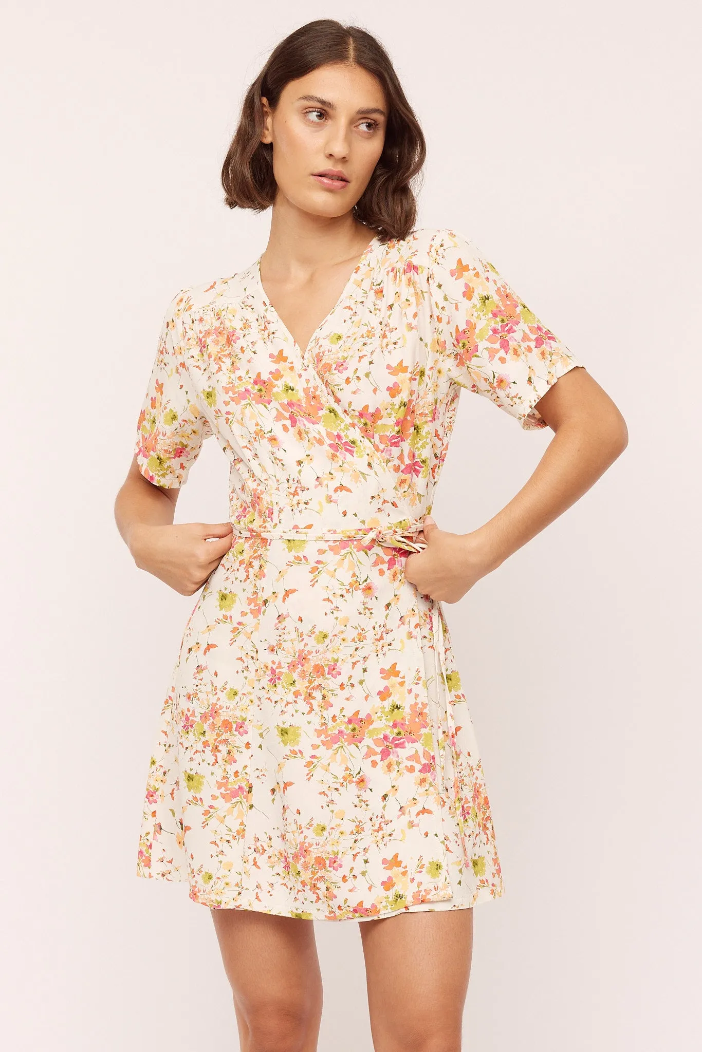 Spire Short dress - Garden Flower