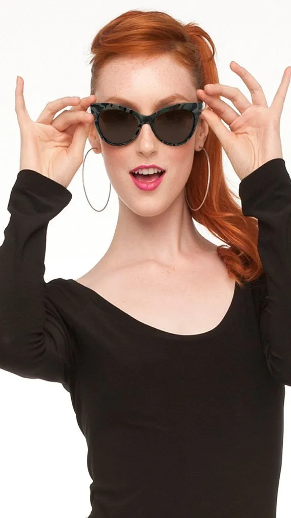 Square Cat Eye Sunglasses