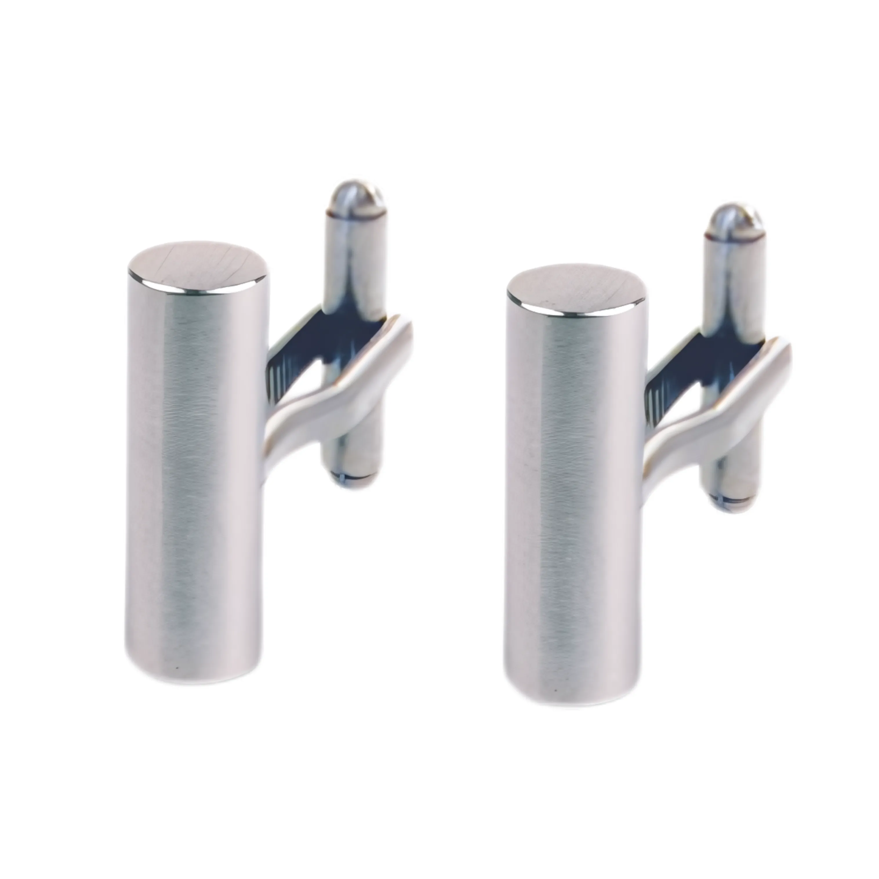 Stainless Steel Cufflinks - "Cylinder"