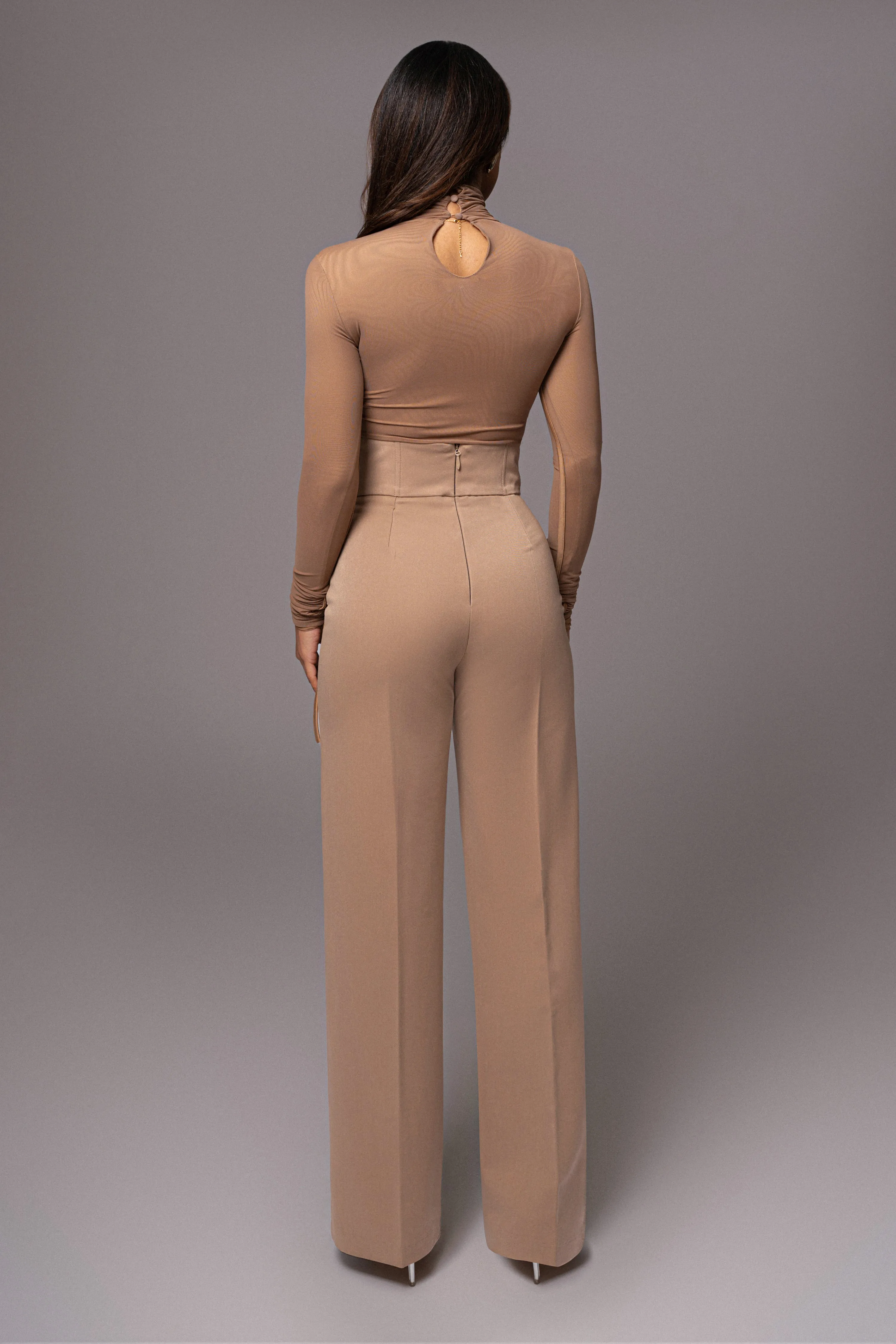 Tan Novena Woven Pants