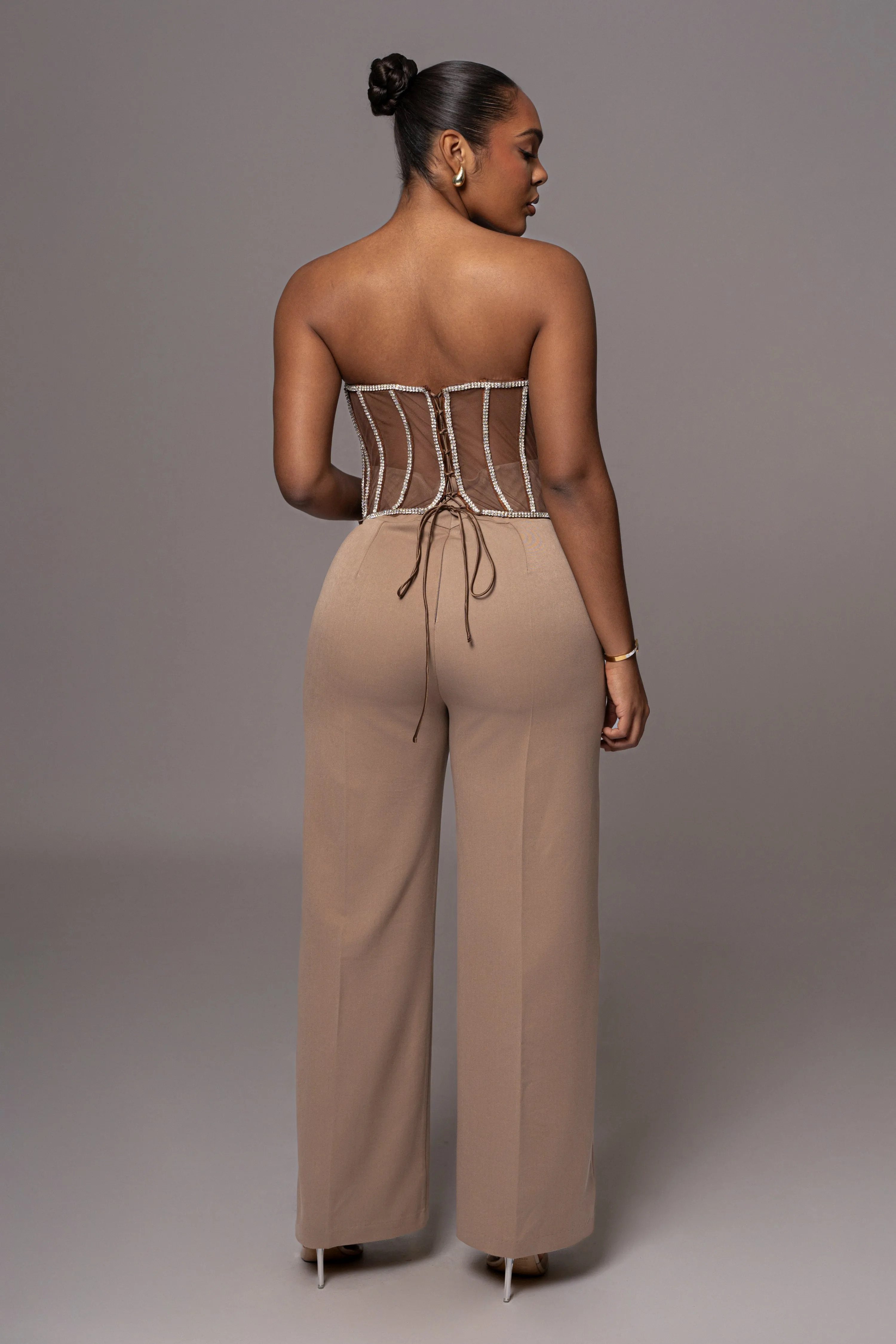 Tan Novena Woven Pants