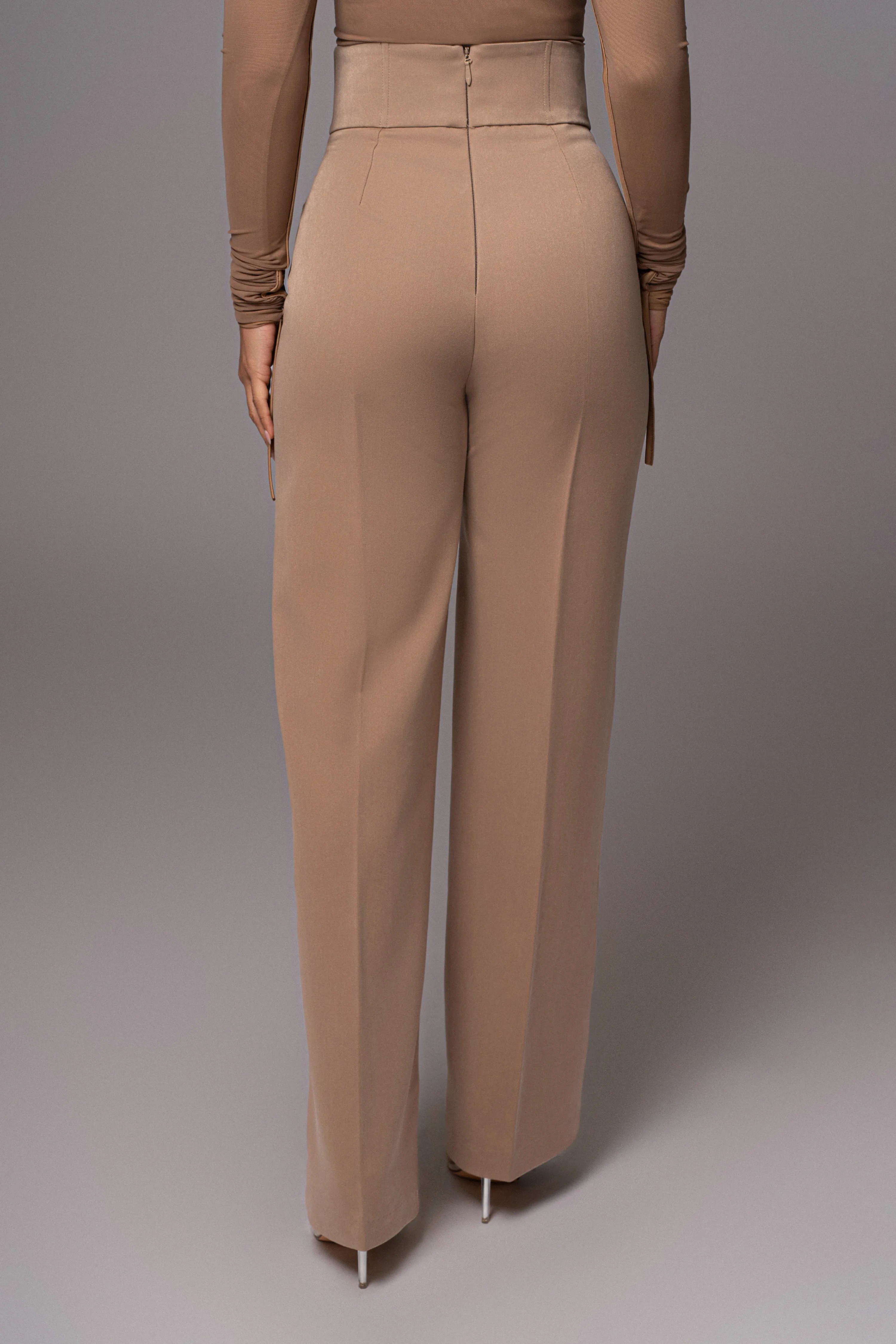 Tan Novena Woven Pants