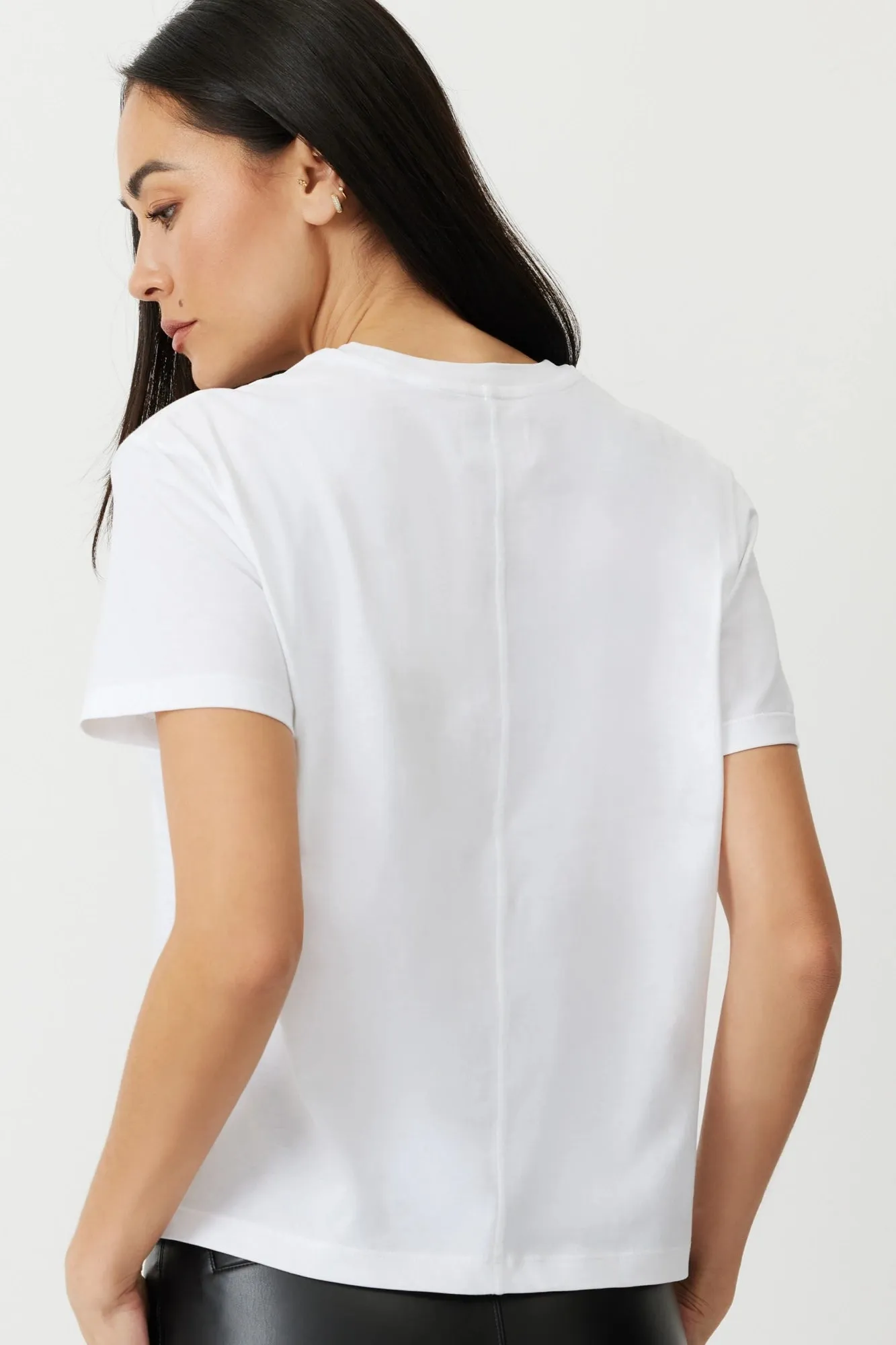 The Aiton - White Organic Cotton Box Tee Minimalist Sustainable Fashion