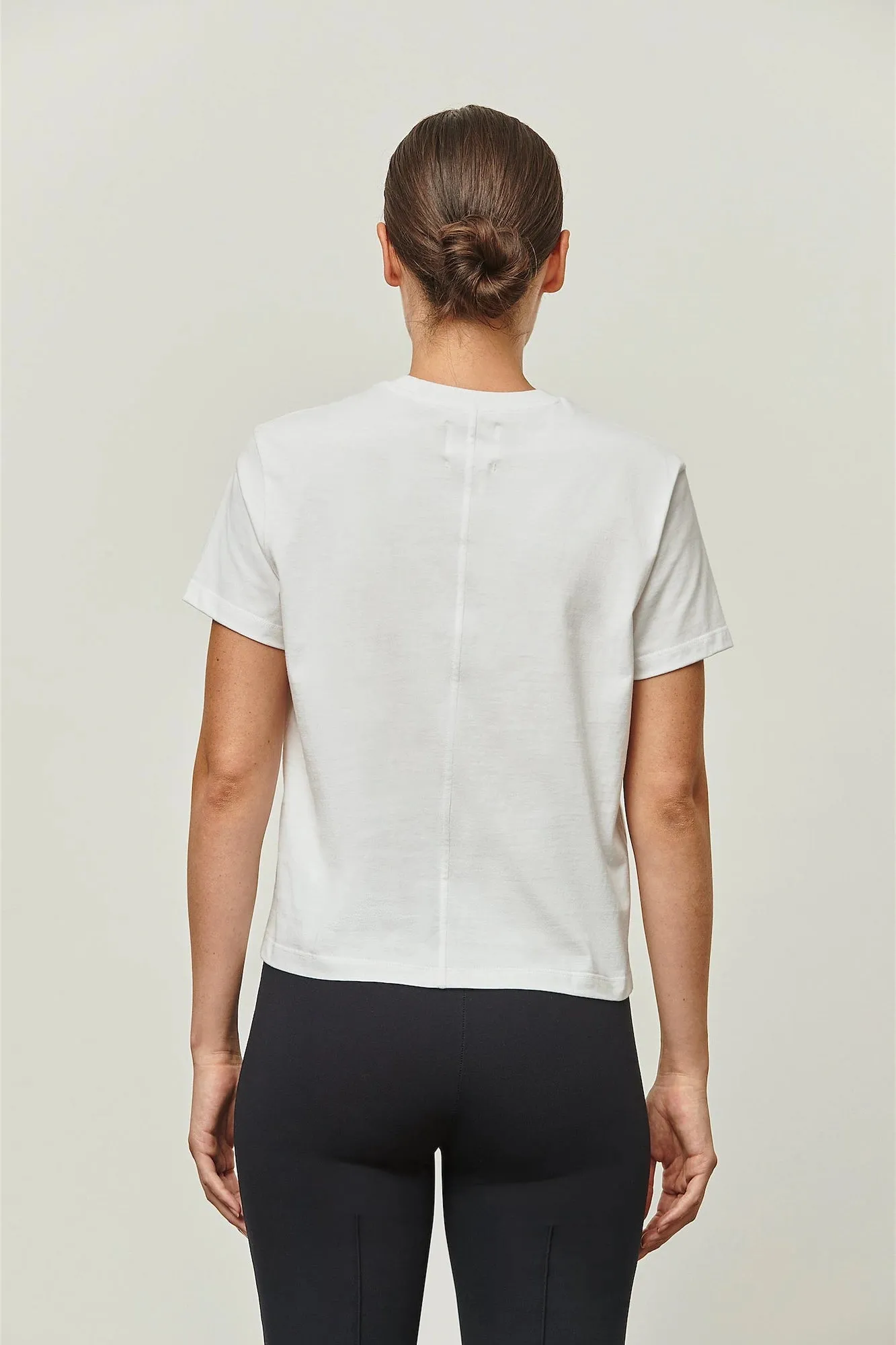 The Aiton - White Organic Cotton Box Tee Minimalist Sustainable Fashion