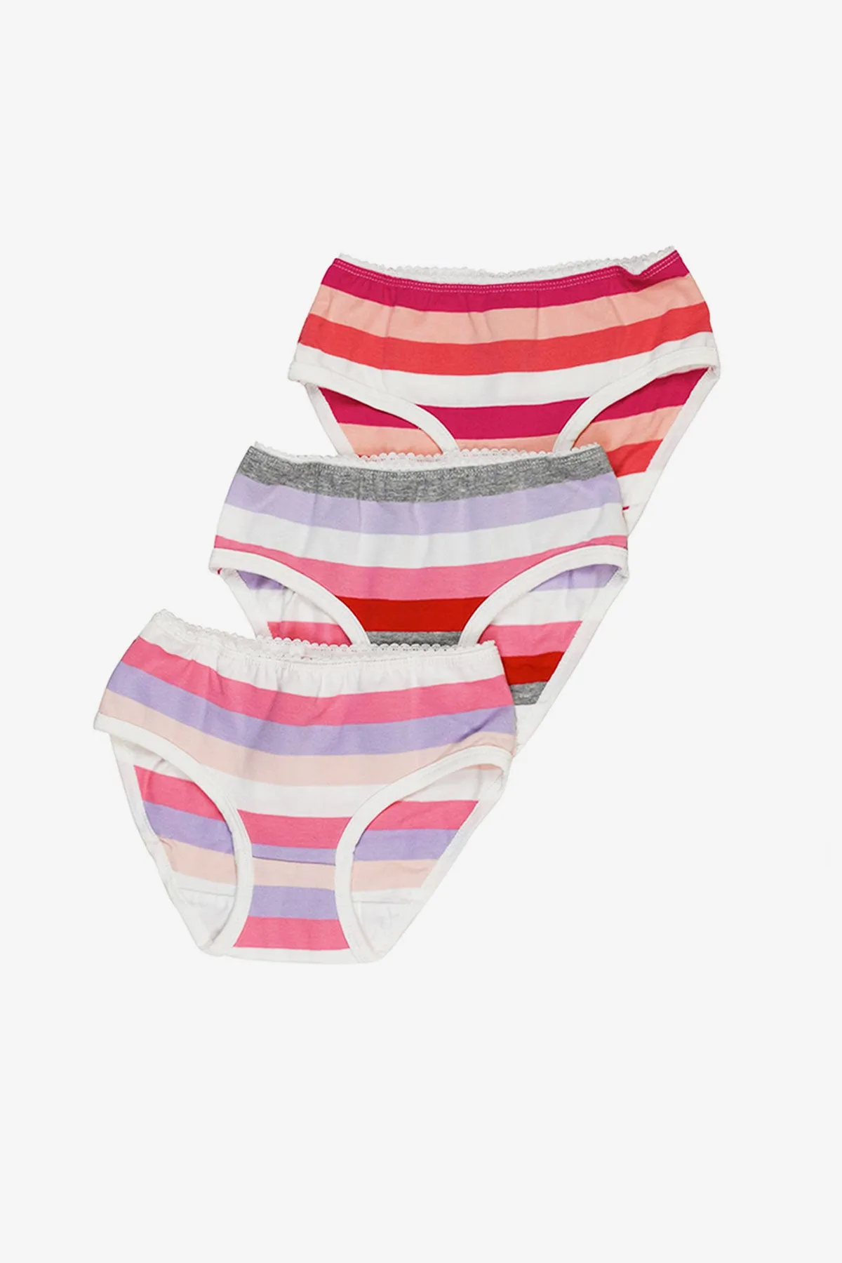 Toobydoo Girls Underwear 3-Pack - Stripe