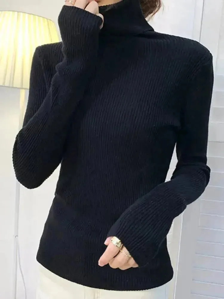 Trendy Women's Turtleneck Sweater for the Perfect Autumn/Winter Look