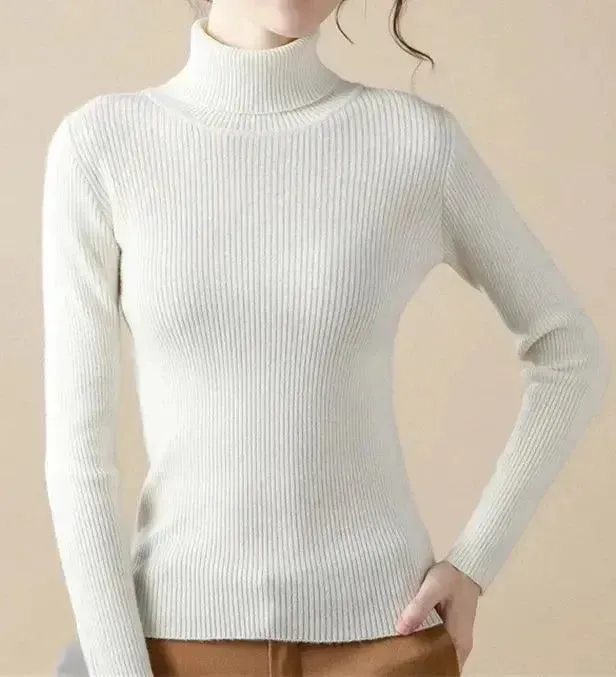 Trendy Women's Turtleneck Sweater for the Perfect Autumn/Winter Look