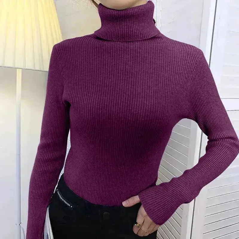 Trendy Women's Turtleneck Sweater for the Perfect Autumn/Winter Look