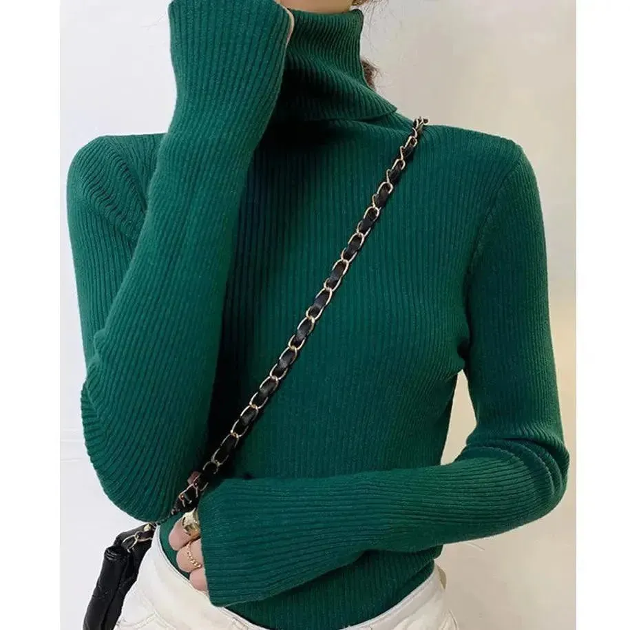 Trendy Women's Turtleneck Sweater for the Perfect Autumn/Winter Look