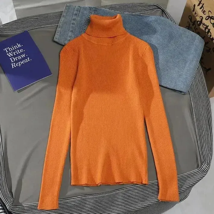 Trendy Women's Turtleneck Sweater for the Perfect Autumn/Winter Look