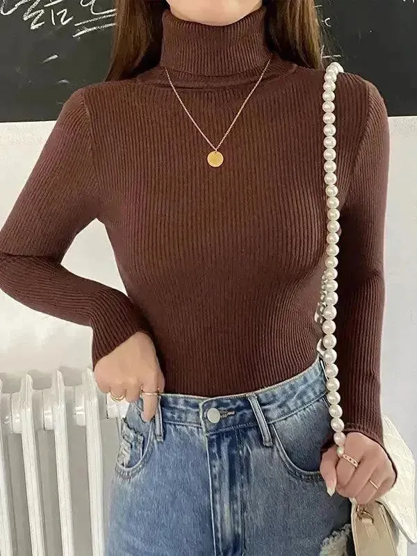 Trendy Women's Turtleneck Sweater for the Perfect Autumn/Winter Look