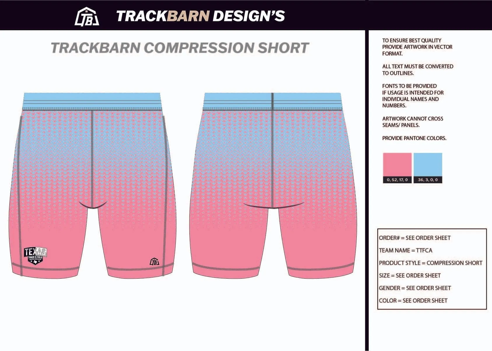 TTFCA-- Mens Short Running Tight