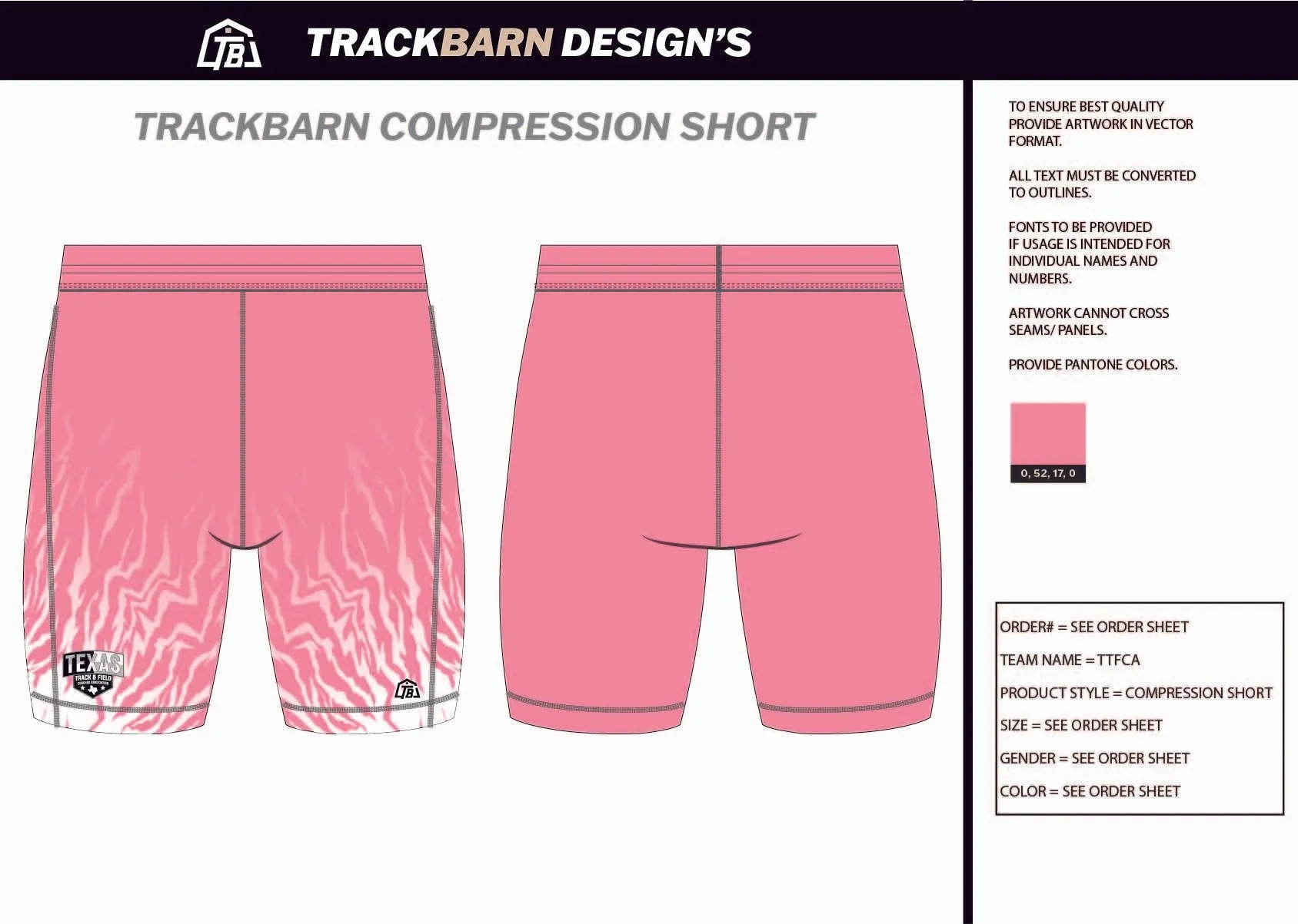 TTFCA-- Mens Short Running Tight