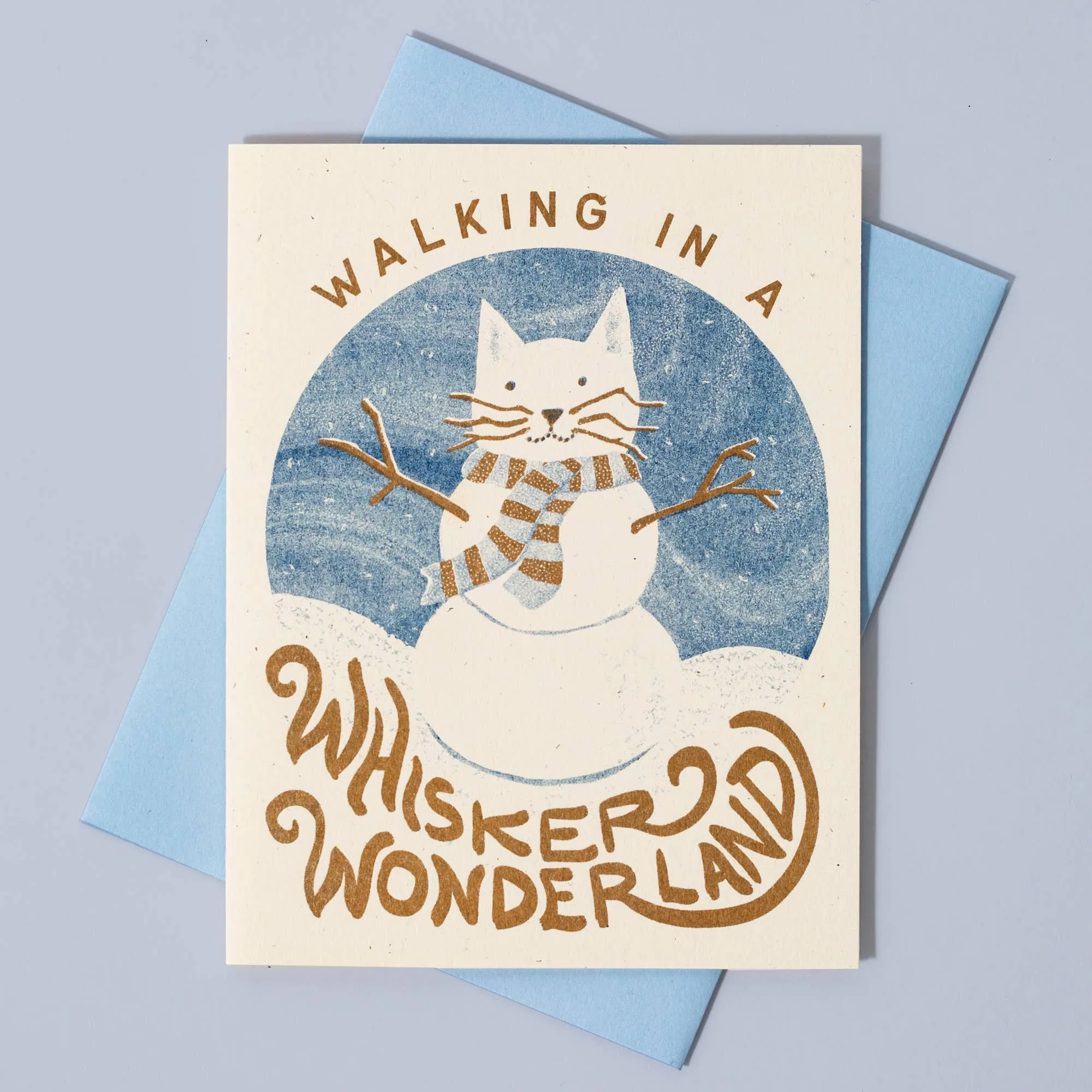 Walking in a Whisker Wonderland - Holiday Card