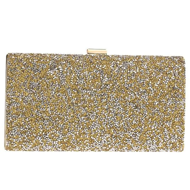 Woman Evening bag Diamond Rhinestone hand Clutch Crystal Wallet Wedding Purse Party Banquet