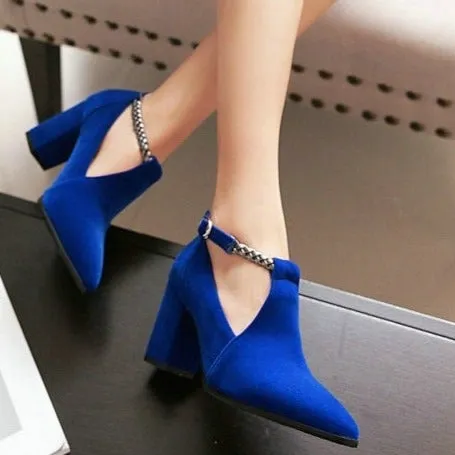 Women wedding pointed toe hollow faux suede pointed toe ankle boots