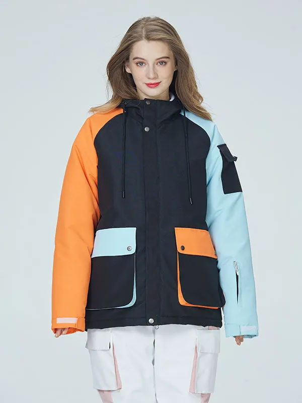 Women's Arctic Queen Divided Sky Colorblock Snow Jacket