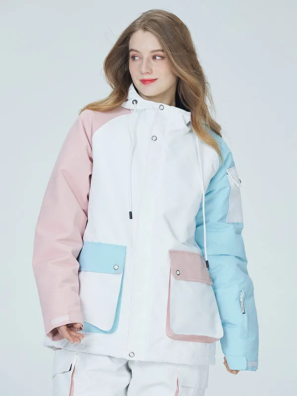 Women's Arctic Queen Divided Sky Colorblock Snow Jacket