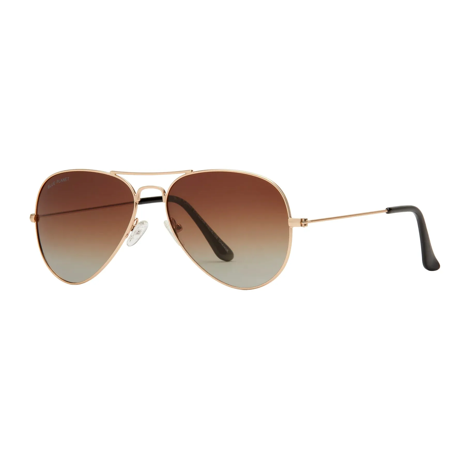 Wright II Sunglasses - Gold   Gradient Brown