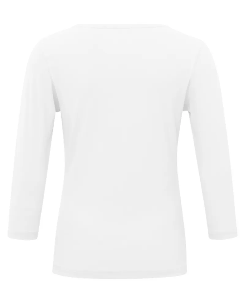 Yaya White V-Neck T-Shirt